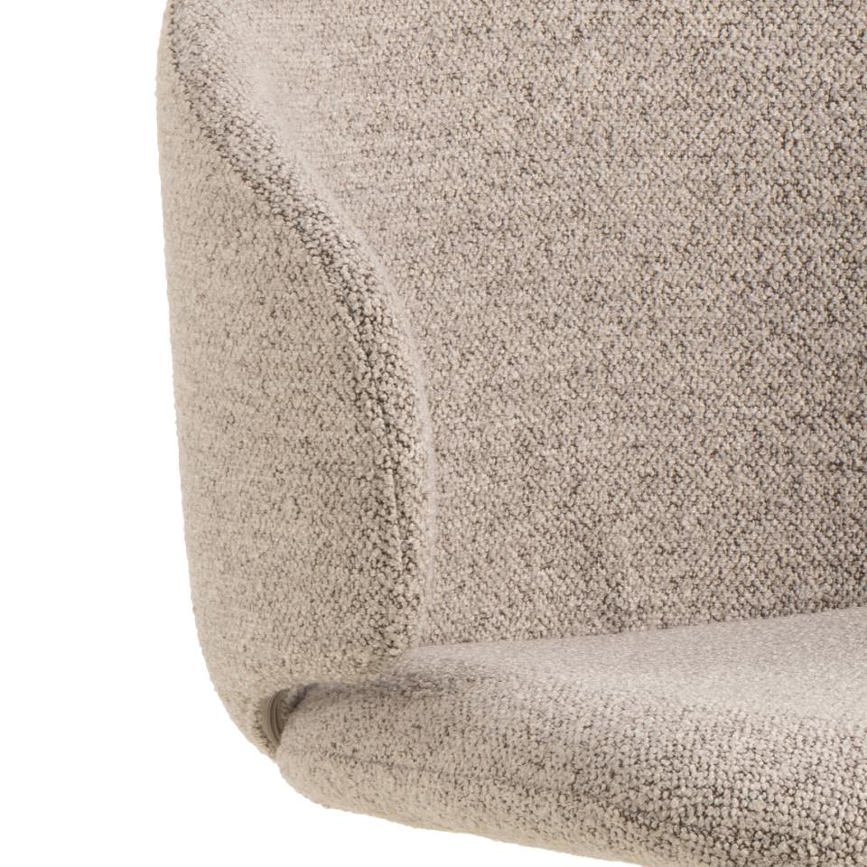Krēsls Elar 53/54/78 cm bēšs/pelēks - N1 Home
