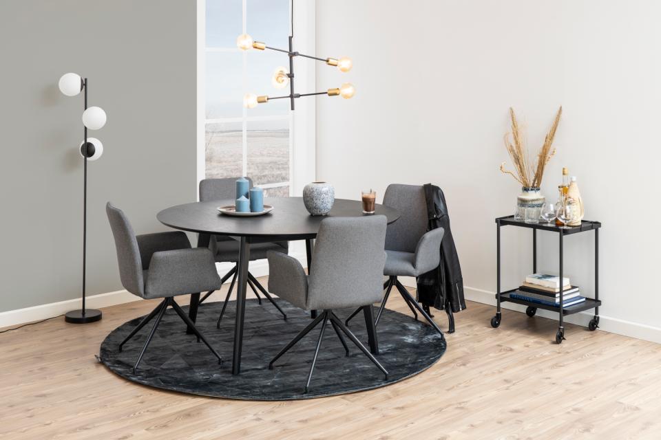 Krēsls Nay 59/59/88 cm gaiši pelēks - N1 Home