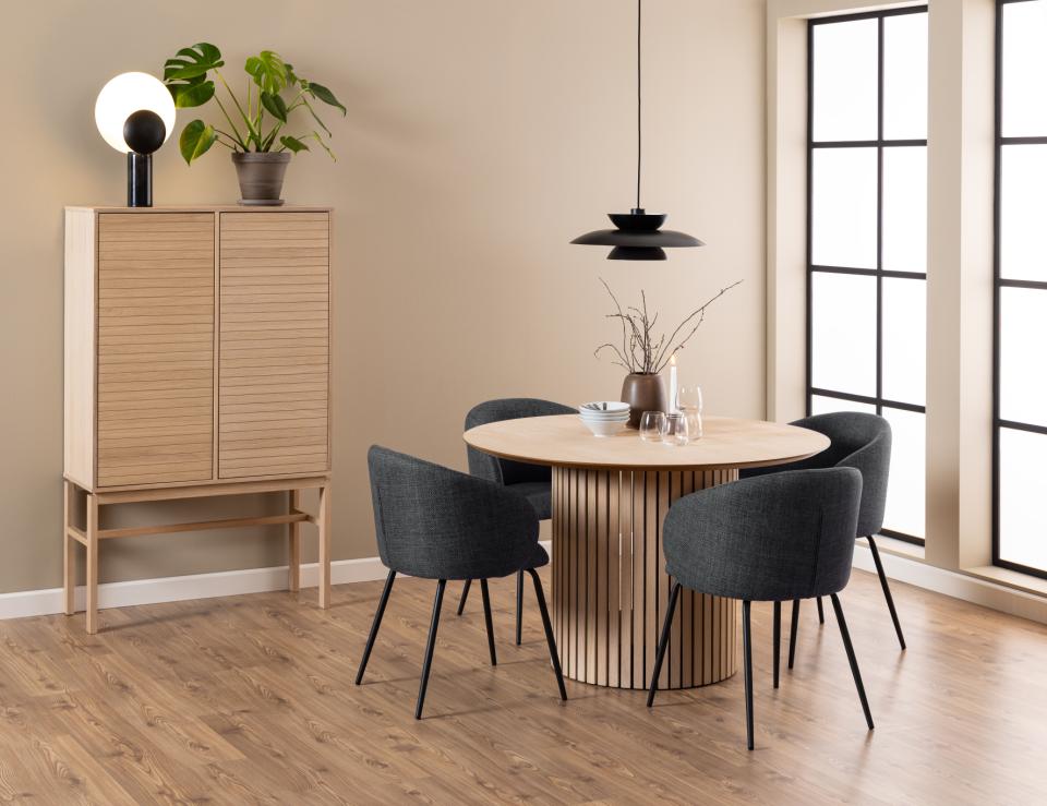 Krēsls Elear 56/54/80 cm tumši pelēks - N1 Home