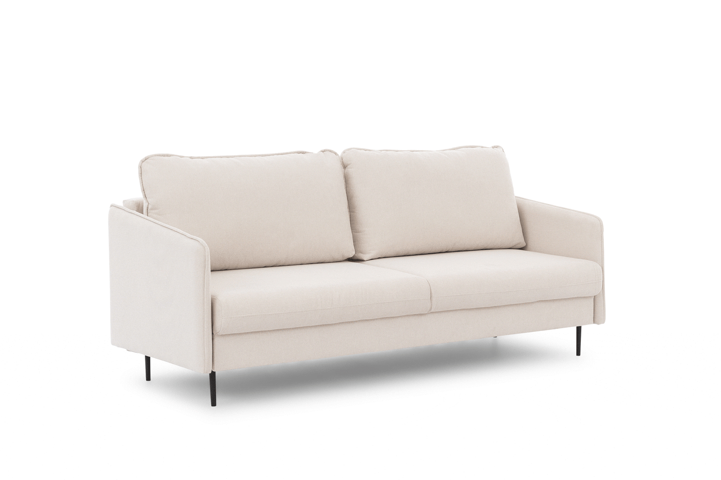 Dīvāns Tai 207/95/98 cm Loft 1/melnas kājas - N1 Home