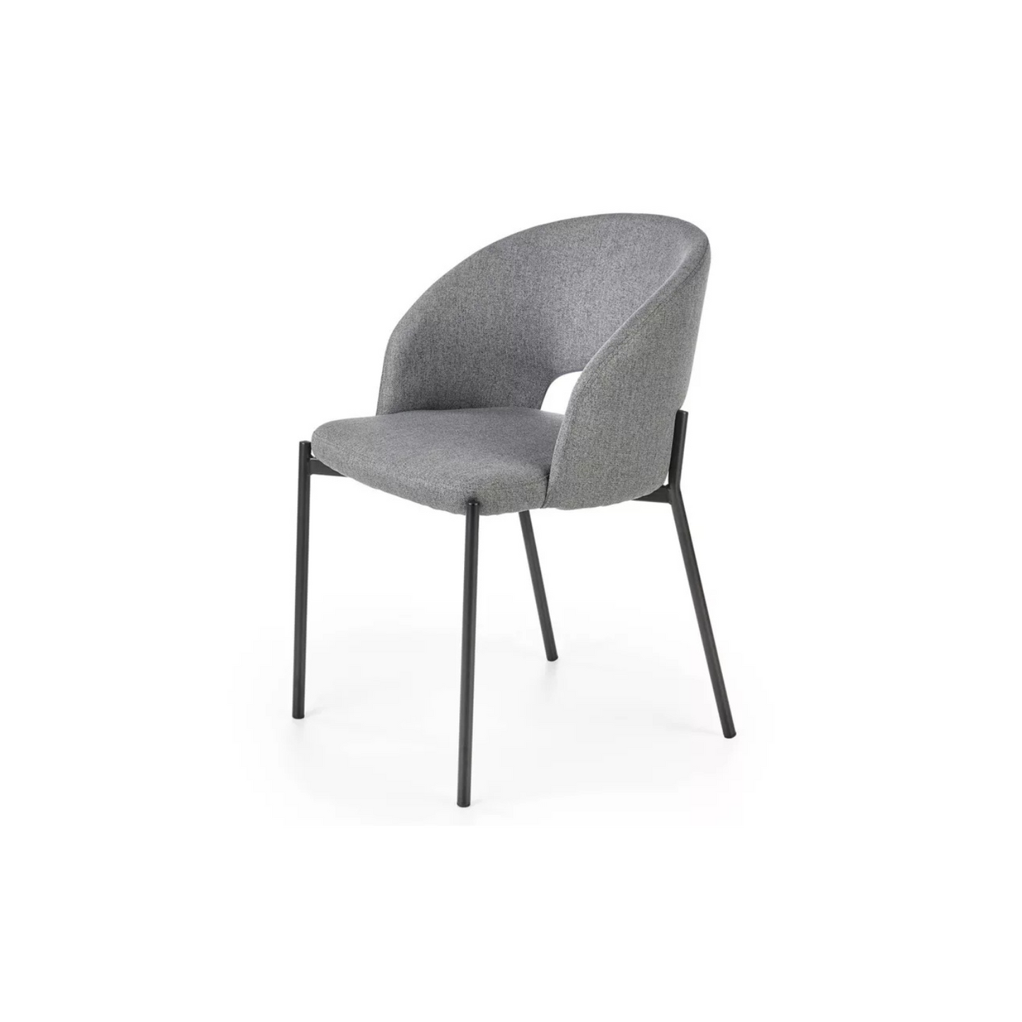 K722 Pelēks polsterēts krēsls - N1 Home