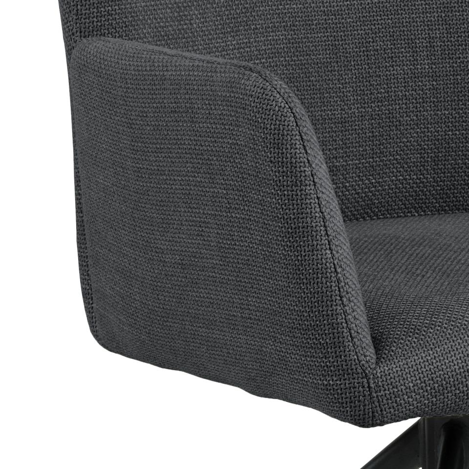 Krēsls Laus 57/61/86 cm tumši pelēks - N1 Home