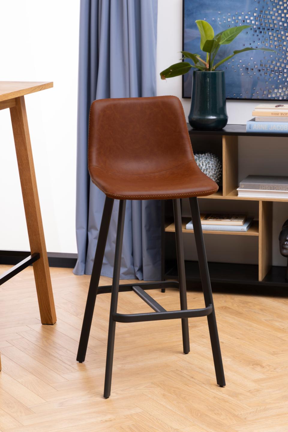 Bāra krēsls Ore 46,5/50/103 cm retro brendijs - N1 Home