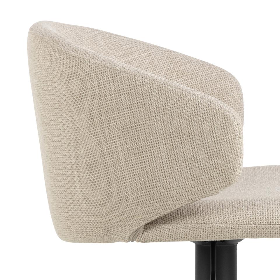 Bāra krēsls Elar 46/38/107 cm bēšs/melns - N1 Home