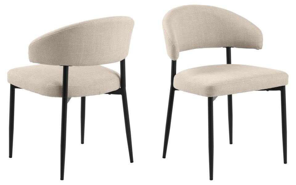 Krēsls Edins 56/55/77 cm bēšs - N1 Home