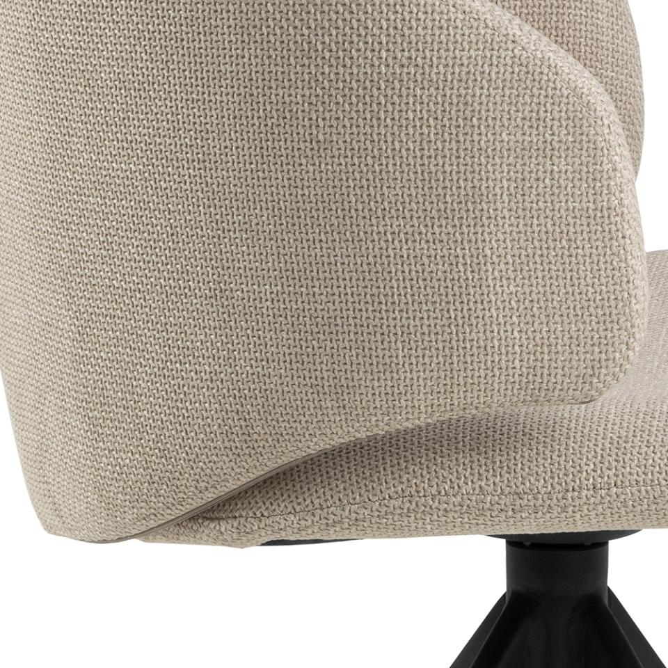 Krēsls Elar 53/54/78 cm bēšs/melns - N1 Home