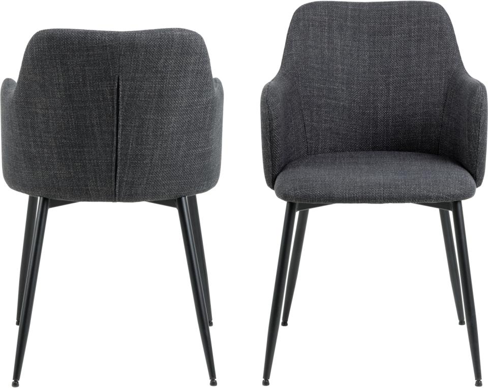Krēsls Ila 54/60/84 cm tumši pelēks - N1 Home