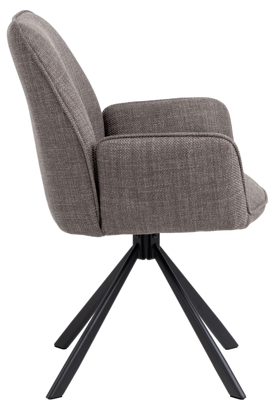 Krēsls Glens 61/63/88 cm gaiši pelēkbrūns - N1 Home
