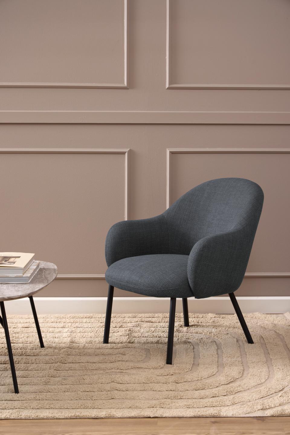 Krēsls Spenc 70/75/75 cm tumši pelēks - N1 Home