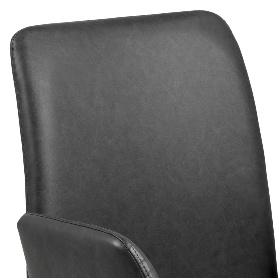 Krēsls Nay 59/59/88 cm PU retro melns - N1 Home