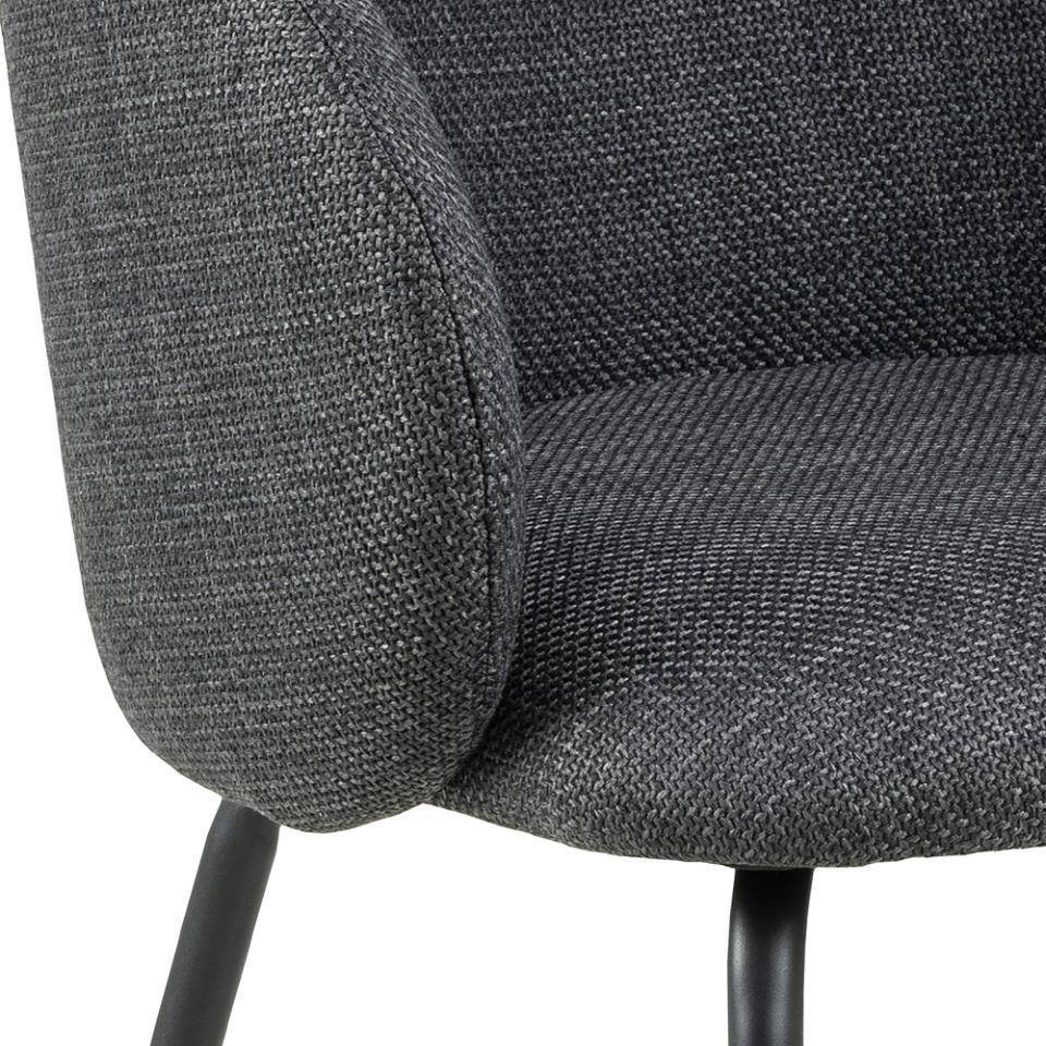 Krēsls Elear 56/54/80 cm tumši pelēks - N1 Home
