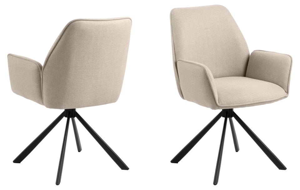 Krēsls Glens 61/63/88 cm bēšs - N1 Home