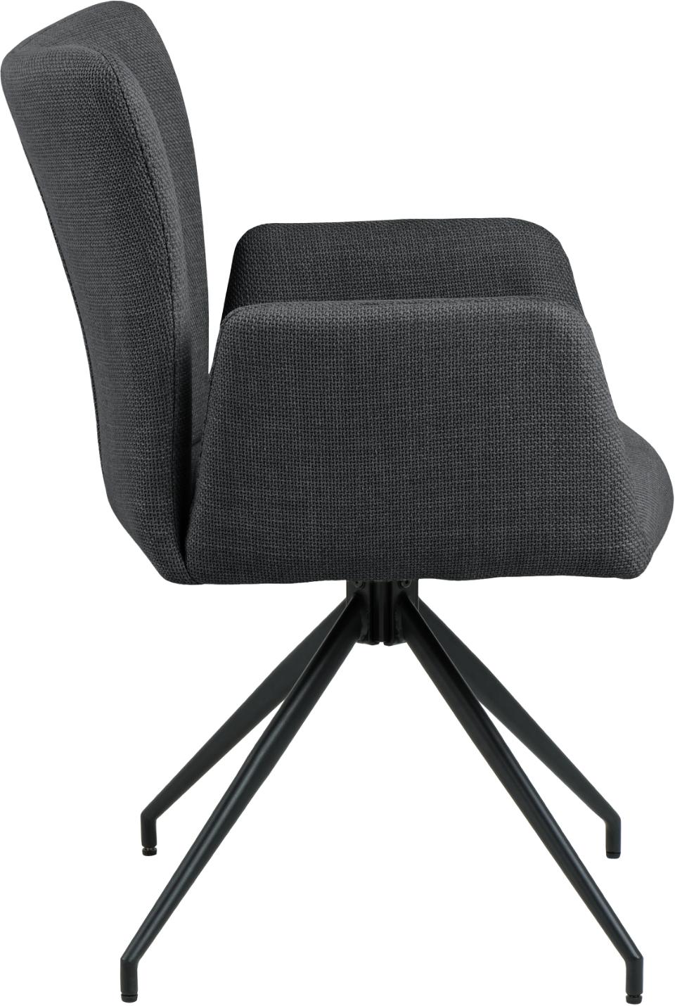 Krēsls Laus 57/61/86 cm tumši pelēks - N1 Home