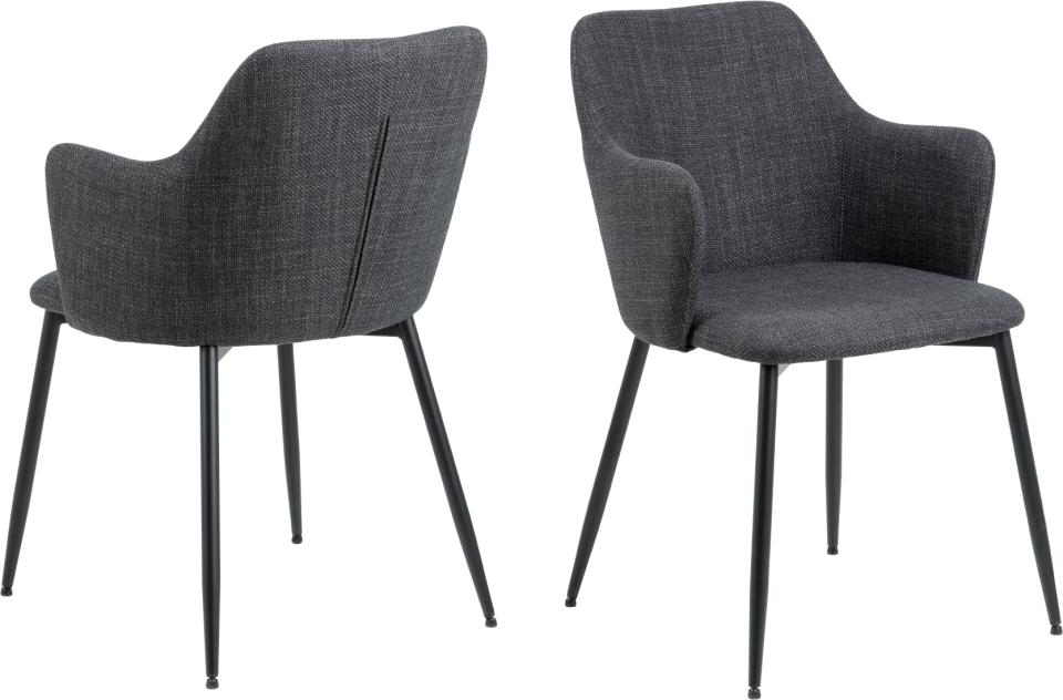 Krēsls Ila 54/60/84 cm tumši pelēks - N1 Home