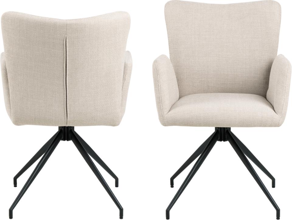 Krēsls Laus 57/61/86 cm bēšs - N1 Home