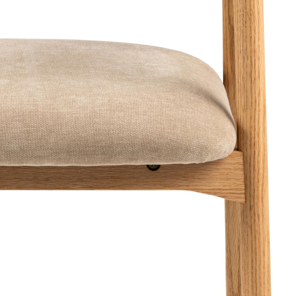 Krēsls Adsi 56/54/75 cm bēšs - N1 Home