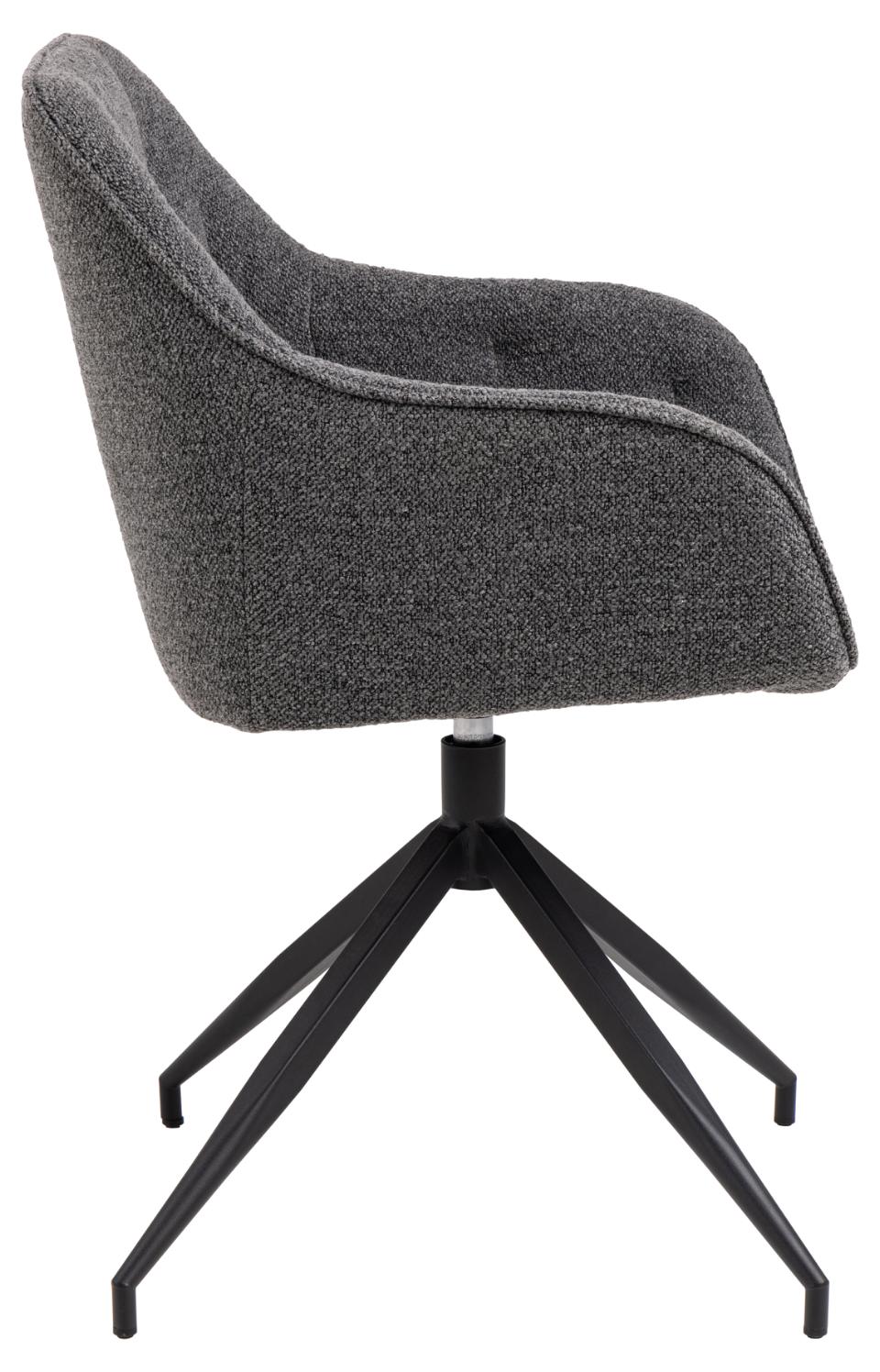 Krēsls Broo 57/54,5/82 cm antracīts - N1 Home