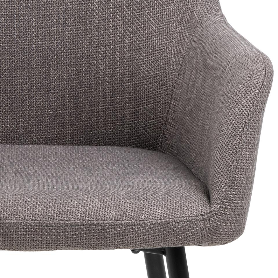Krēsls Liz 59/59/85 cm gaiši pelēkbrūns - N1 Home