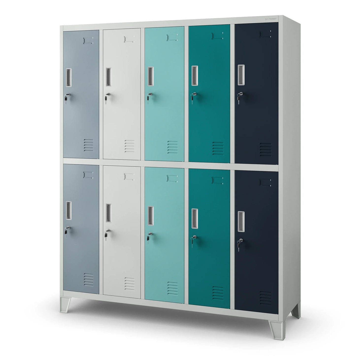 Veselības un drošības kabinets Barts 172/136/45 cm pelēks-daudzkrāsains - N1 Home