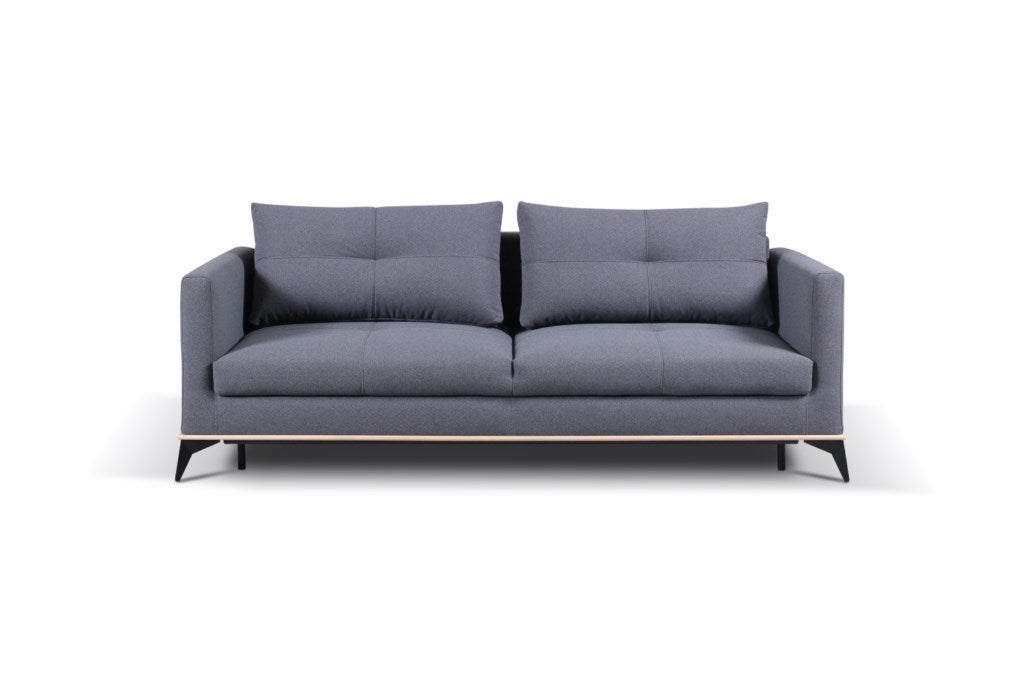 Dīvāns Boso 215/93/92 cm pelēks - N1 Home