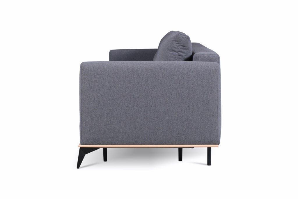 Dīvāns Boso 215/93/92 cm pelēks - N1 Home