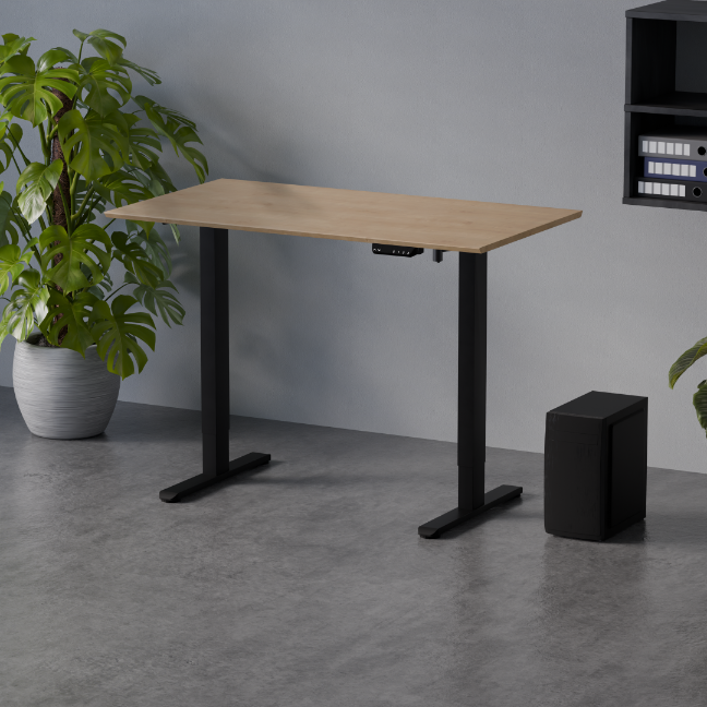 Biroja galds Flo 67/120 cm Halilton ozols - N1 Home