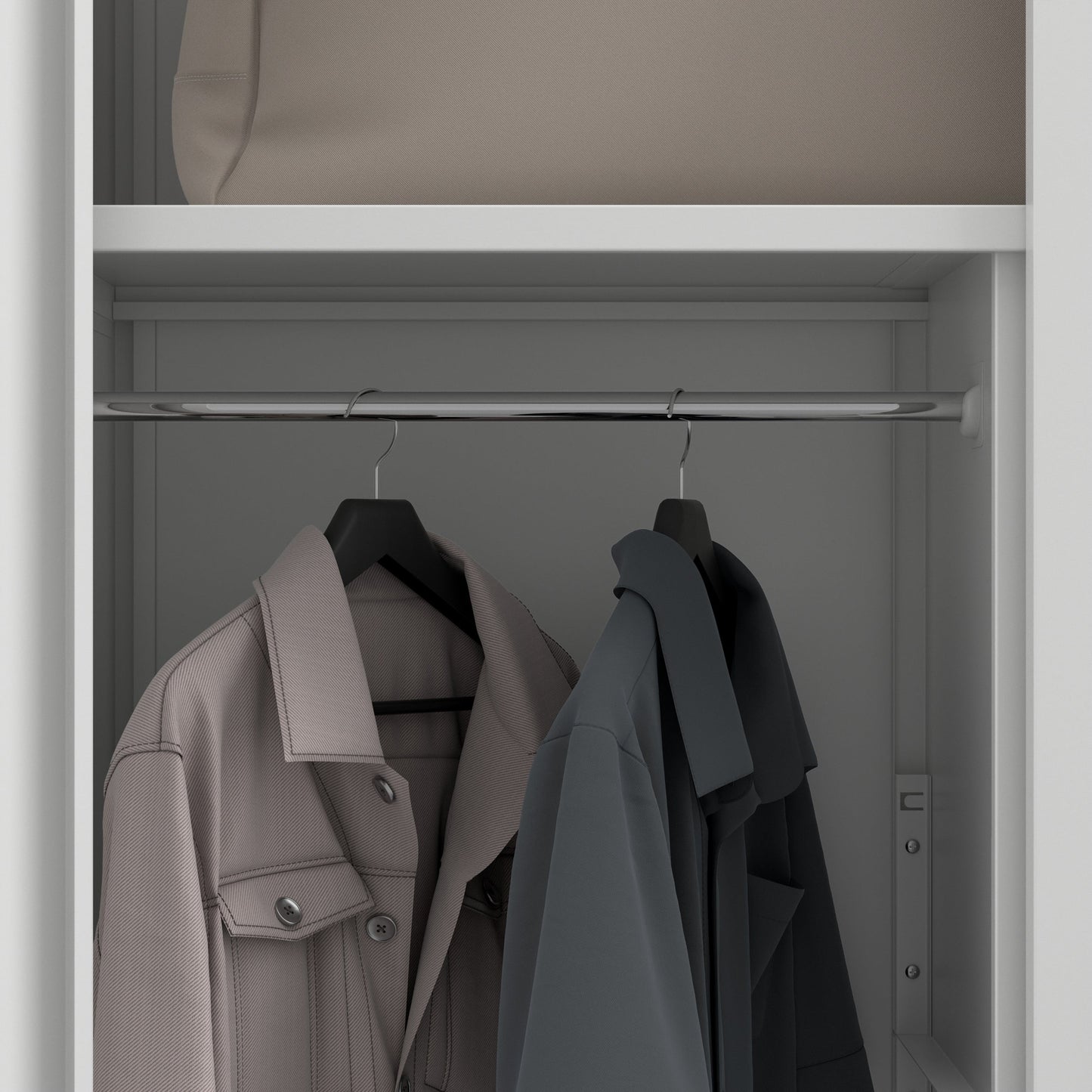 Metāla skapis Daw smart 185/90/45 cm balts - N1 Home