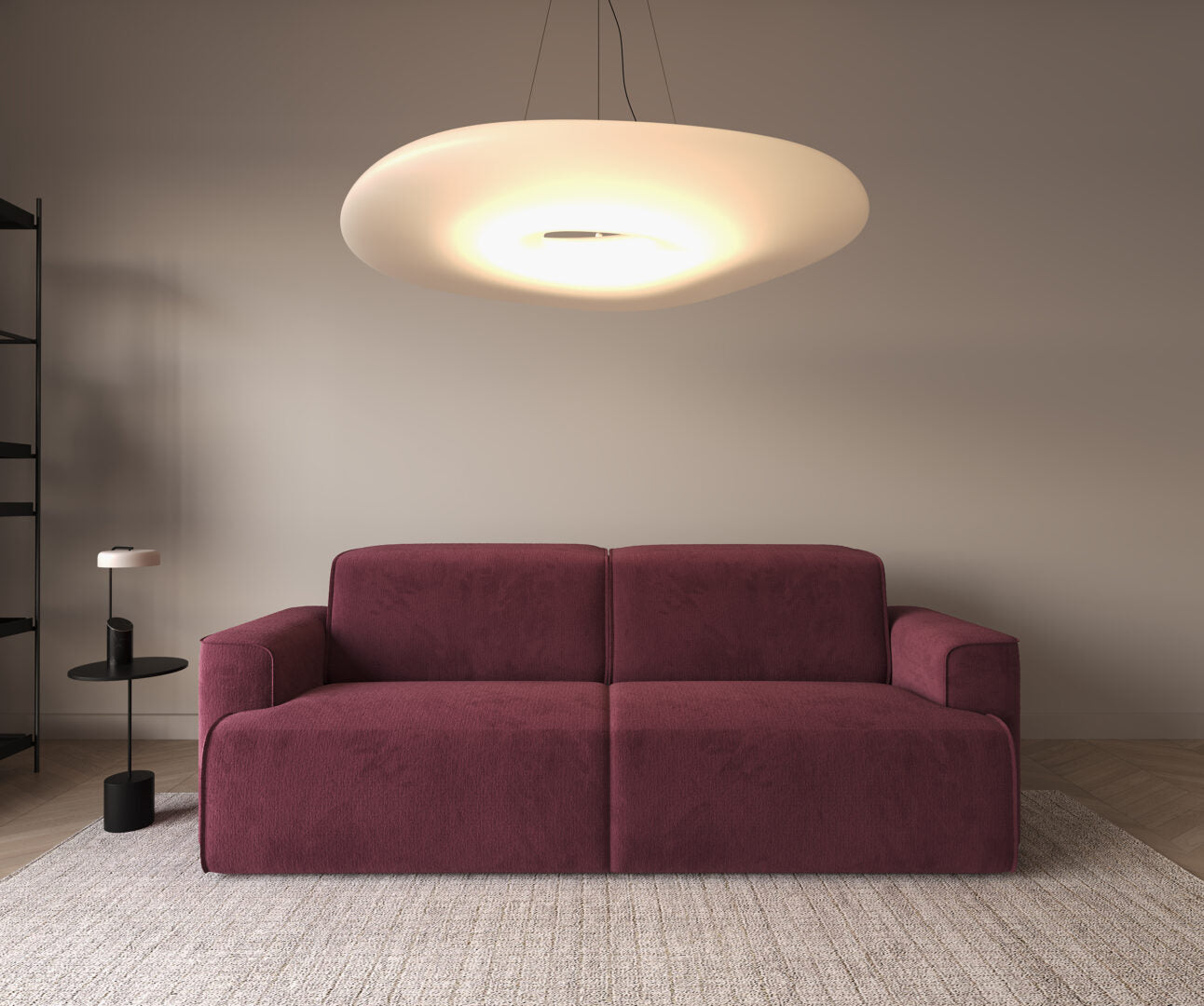 Dīvāns Loret 258/87/58 cm Matt Velvet 59