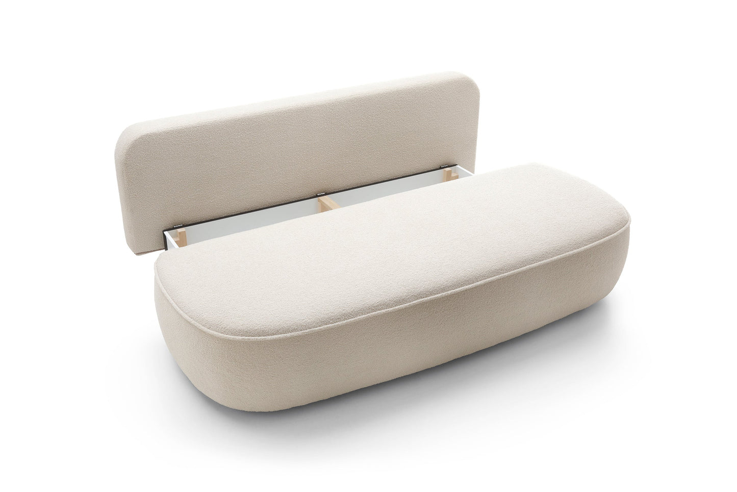 Dīvāns Mol 212/100/88 cm krēms - N1 Home