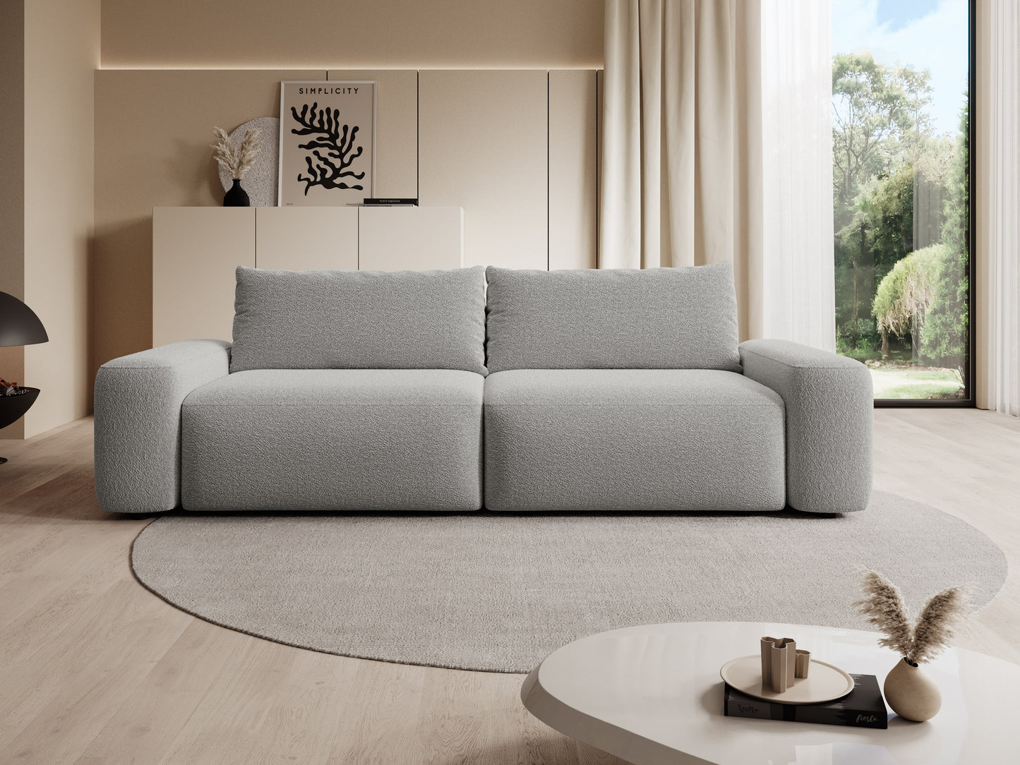 Dīvāns Loo 257/105/87 cm Lambi 11 - N1 Home