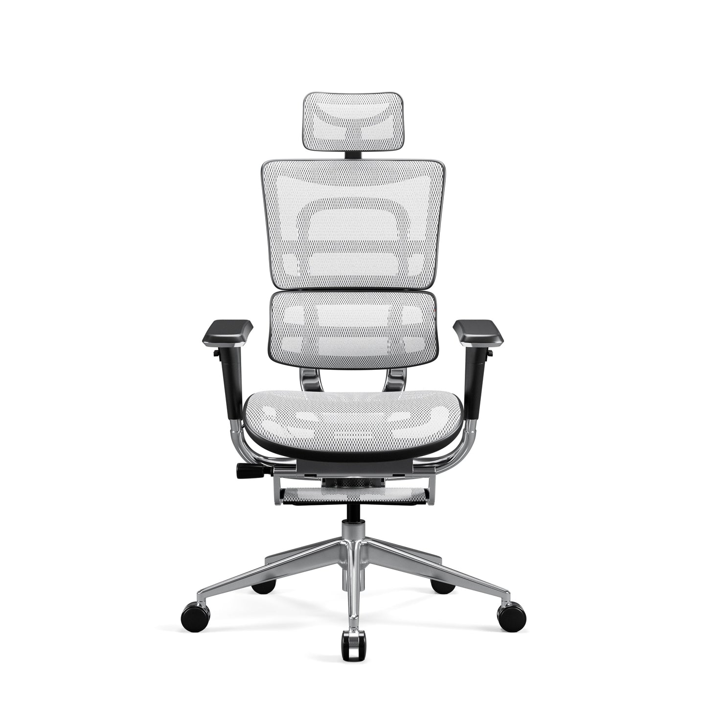 Krēsls V - Mas 128-138/68/50 cm melns/balts - N1 Home