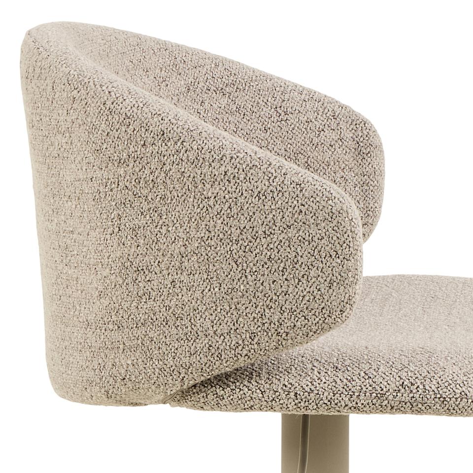 Bāra krēsls Elar 46/38/107 cm bēšs/pelēks - N1 Home