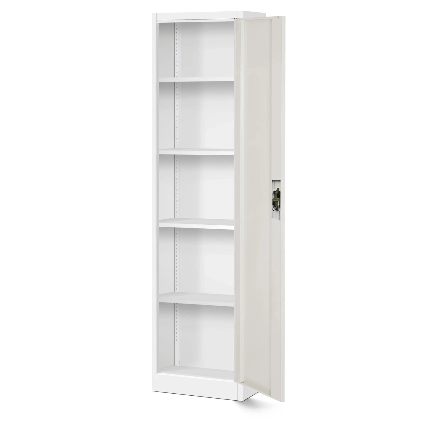 Biroja skapis Aleal 185/45/40 cm balts /sonoma ozols - N1 Home