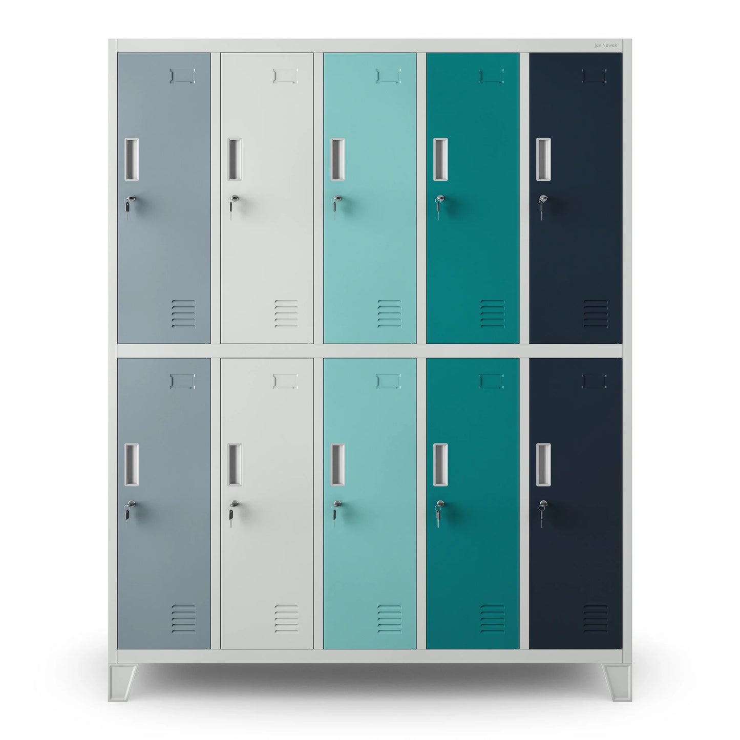 Veselības un drošības kabinets Barts 172/136/45 cm pelēks-daudzkrāsains - N1 Home