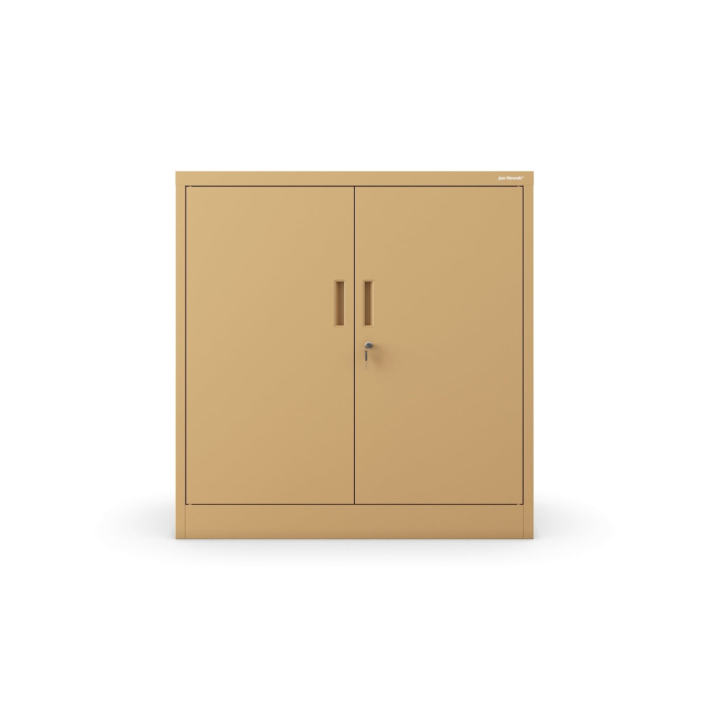 Slēdzams metāla skapis Bat 93/90/40 cm bēšs - N1 Home