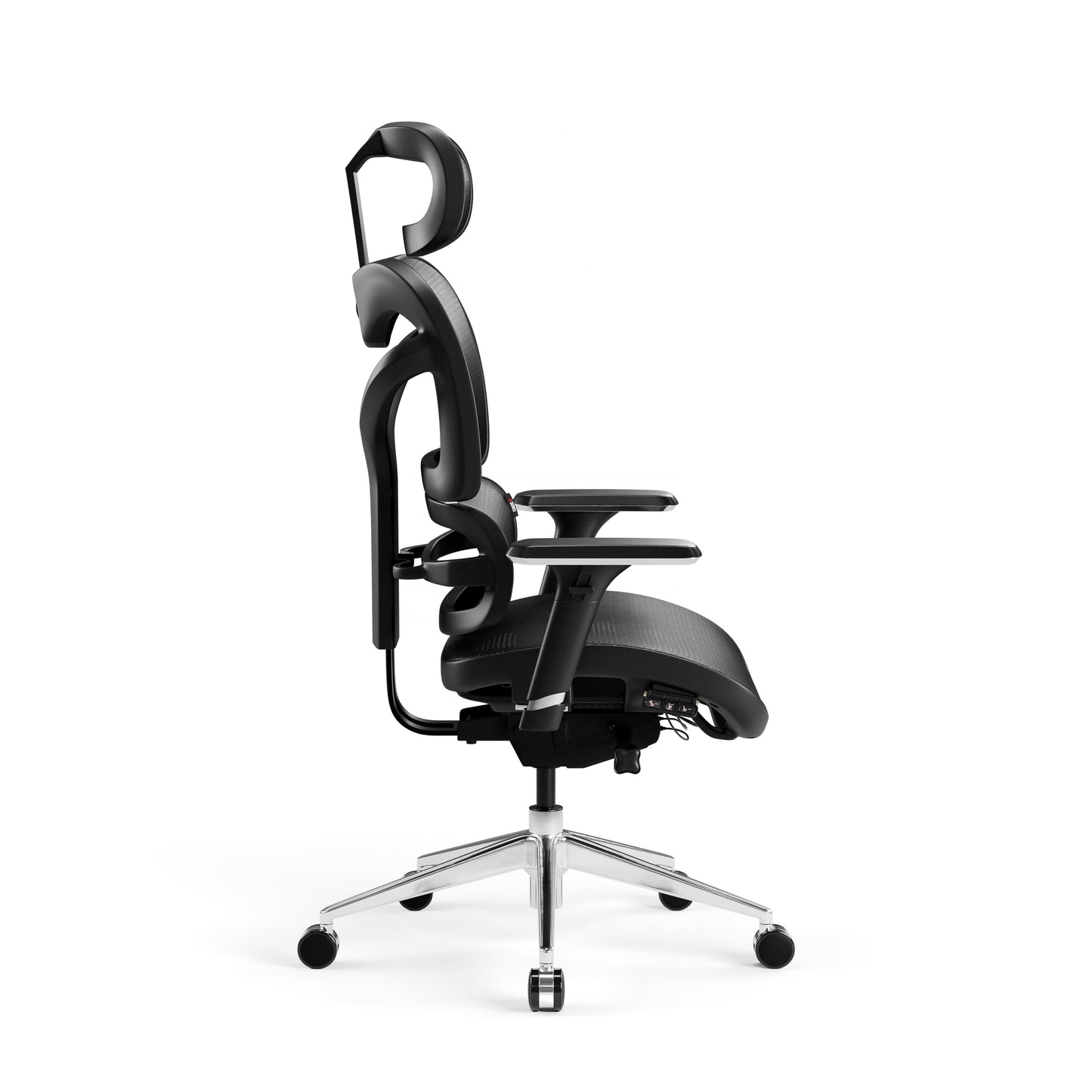 Krēsls V - Co 126-137/69/49,5 cm melns - N1 Home