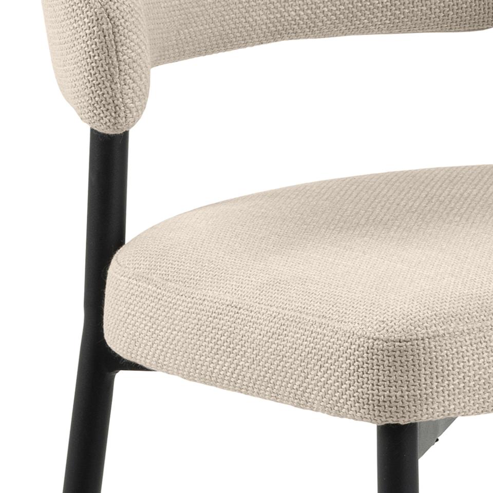 Krēsls Edins 56/55/77 cm bēšs - N1 Home