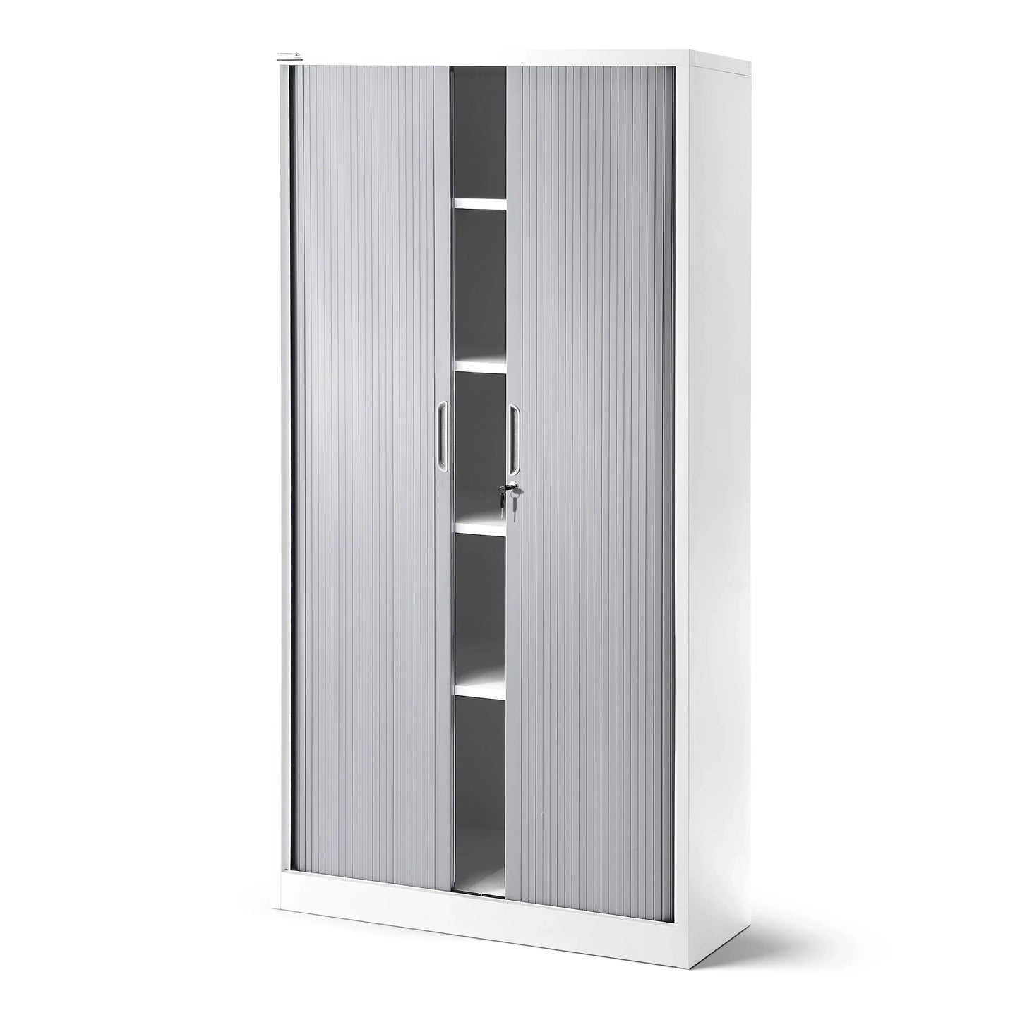 Skapis Dami 185/90/45 cm pelēks/balts - N1 Home