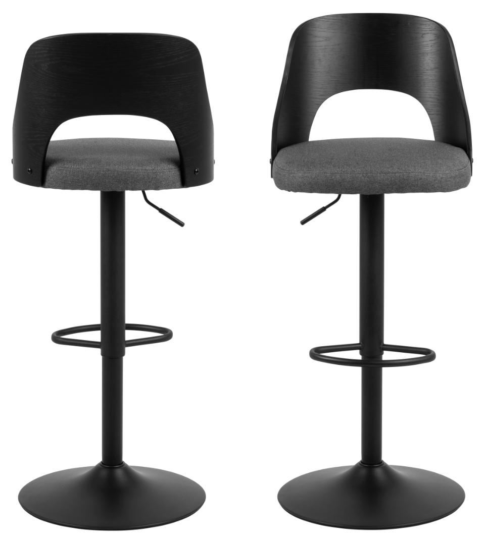 Bāra krēsls Luc 47/50,5/113 cm tumši pelēks - N1 Home