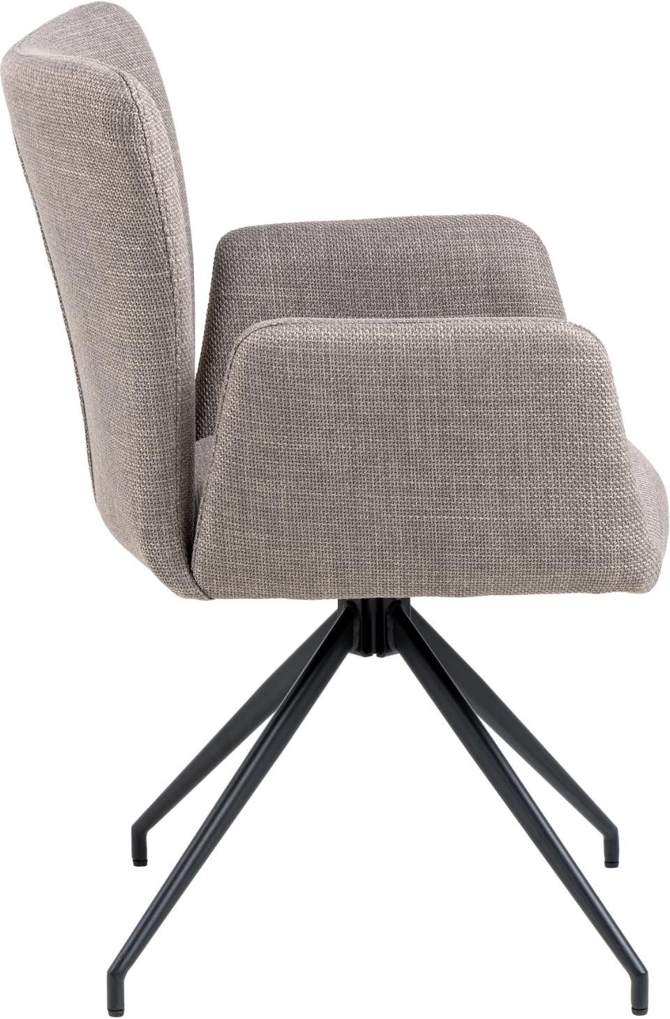 Krēsls Laus 57/61/86 cm gaiši pelēkbrūns - N1 Home