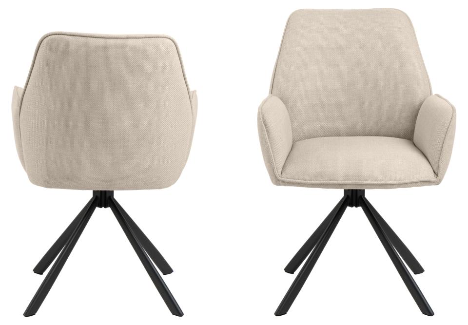 Krēsls Glens 61/63/88 cm bēšs - N1 Home