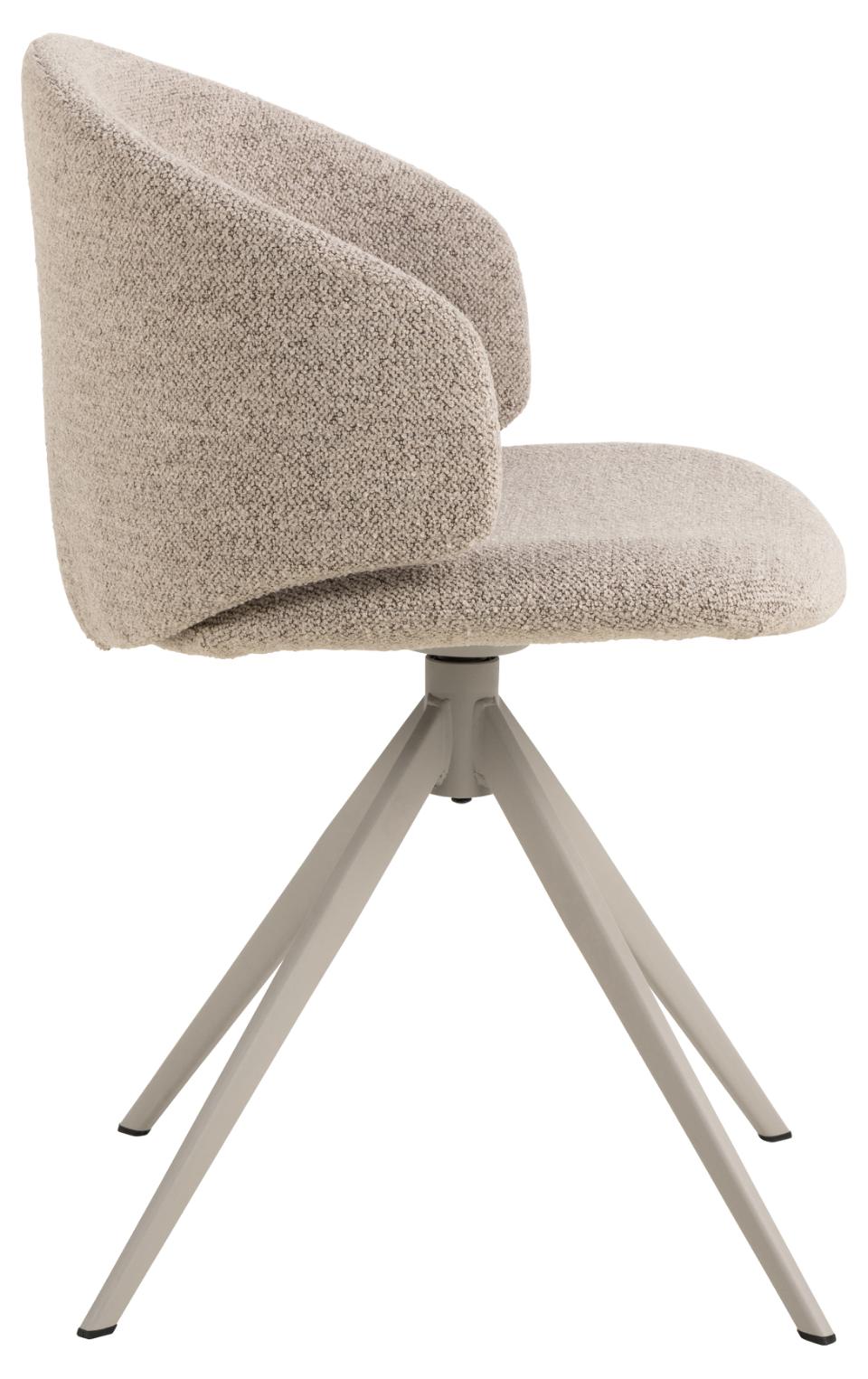 Krēsls Elar 53/54/78 cm bēšs/pelēks - N1 Home