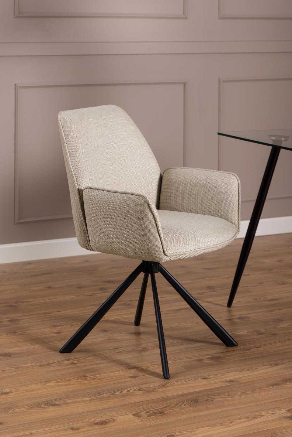 Krēsls Glens 61/63/88 cm bēšs - N1 Home