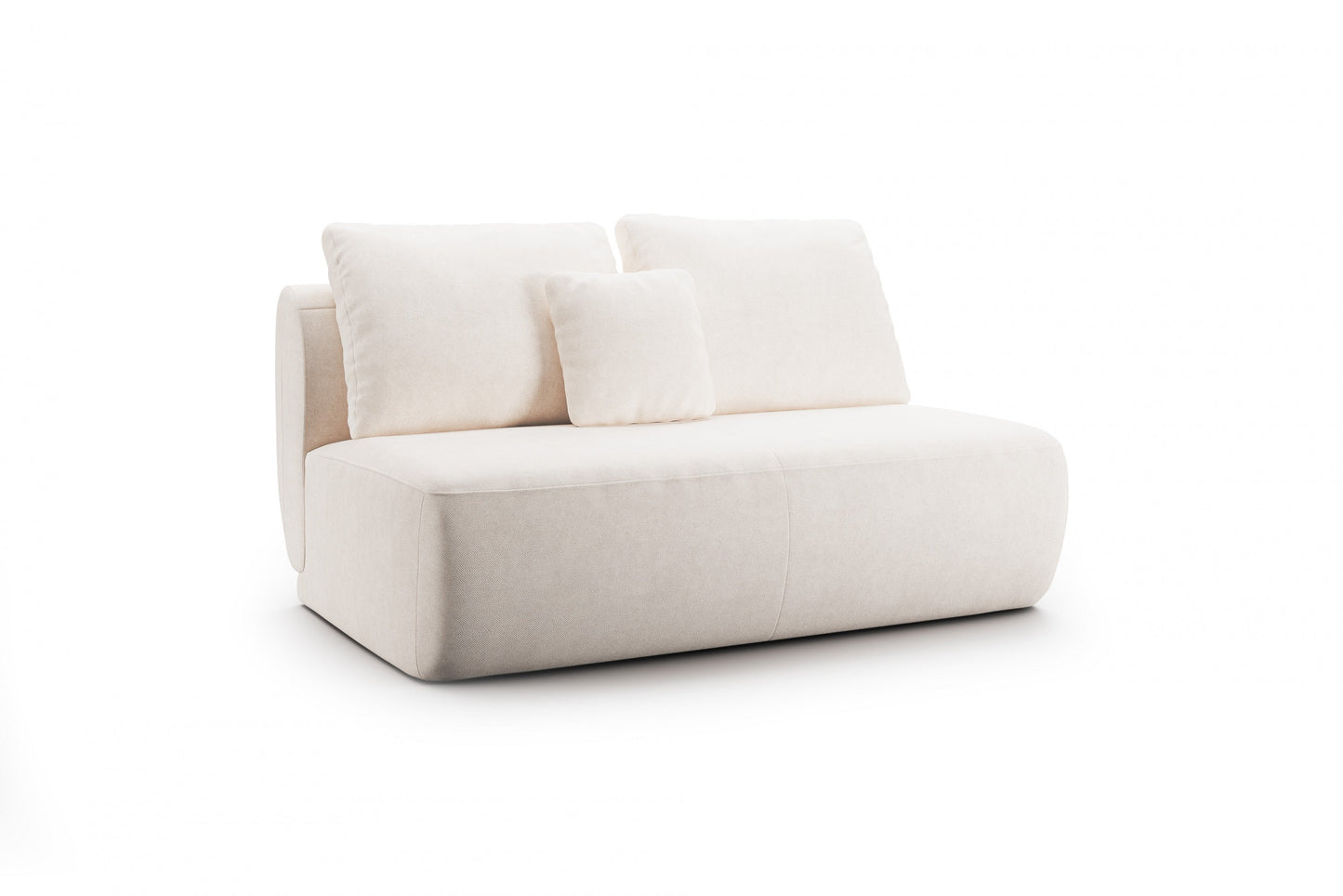 Moduļu dīvāns Fineza kolekcija 150/73-86/104 cm krēms - N1 Home
