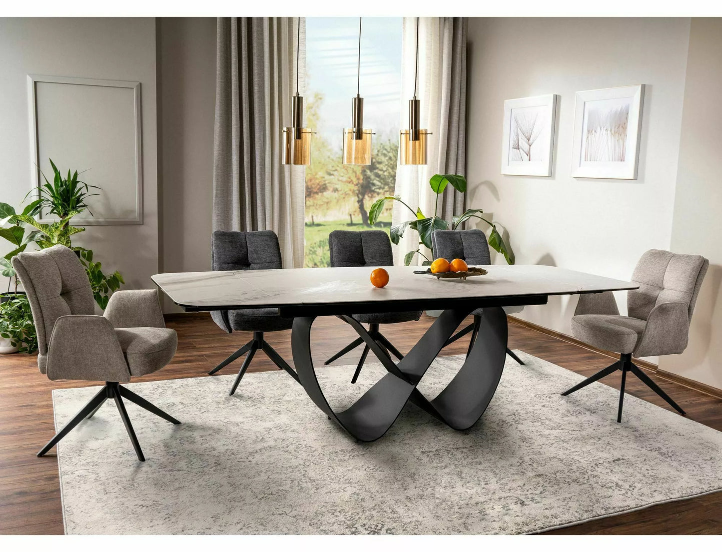 Krēsls Winor 90/66/45 cm tumši pelēks - N1 Home