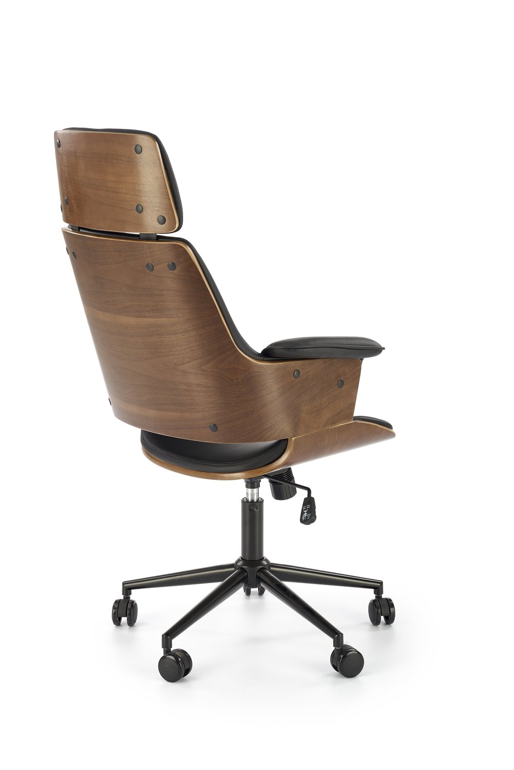 Krēsls Veb 65/65/112-122/45-55 cm dzintars/melns - N1 Home
