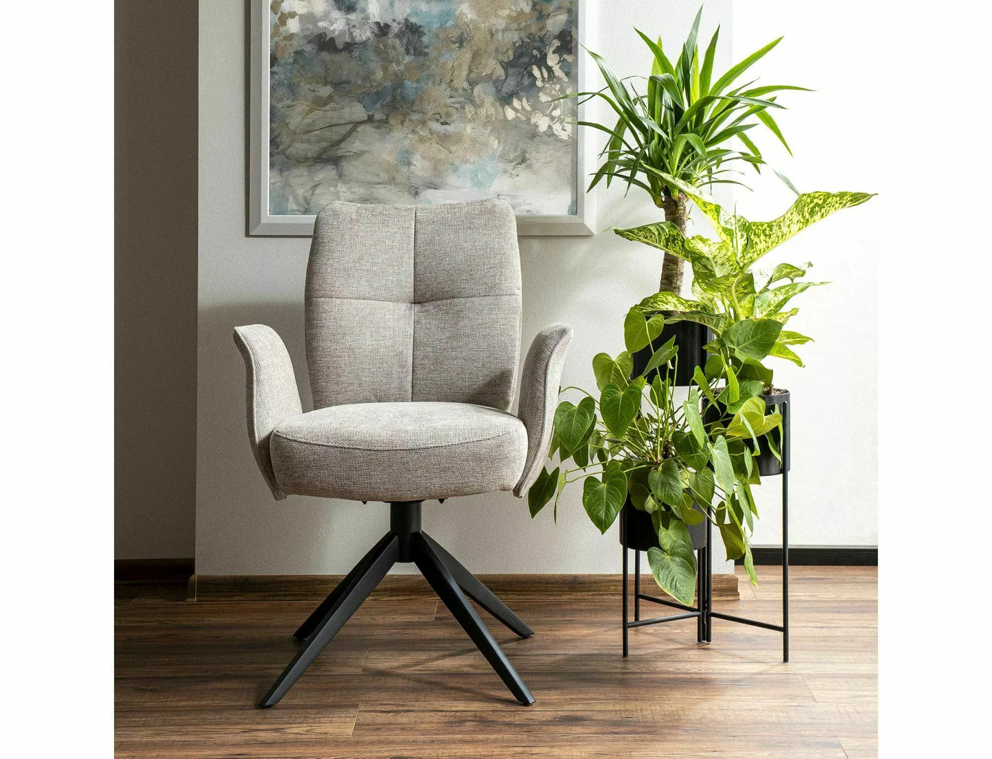 Krēsls Winor 90/66/45 cm pelēks - N1 Home
