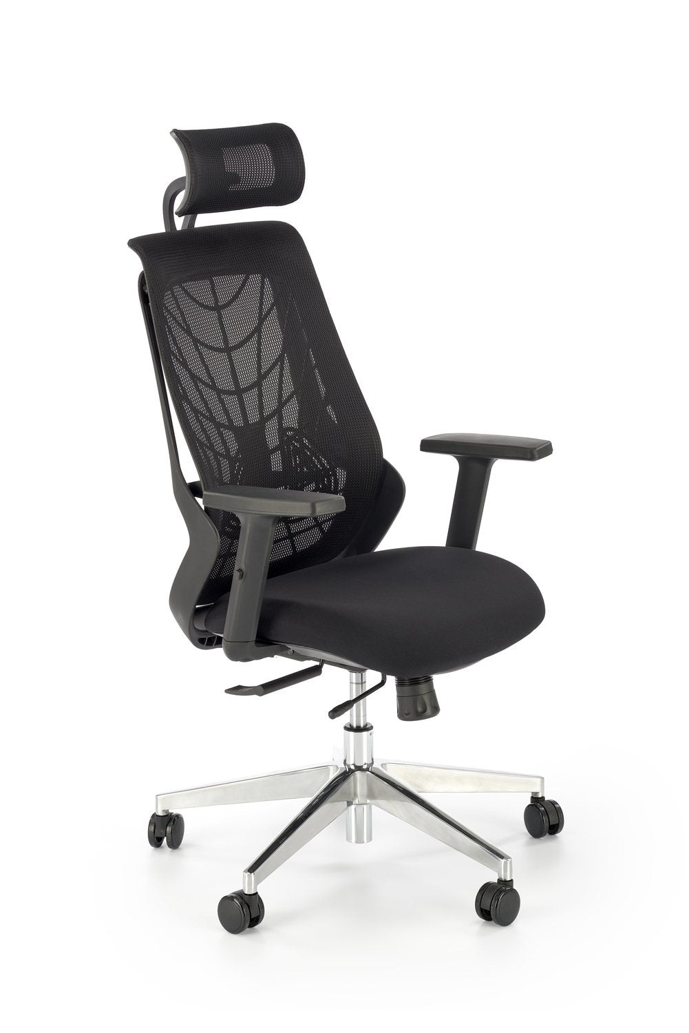 Krēsls Ger 66/67/115-125/38-48 cm melns - N1 Home