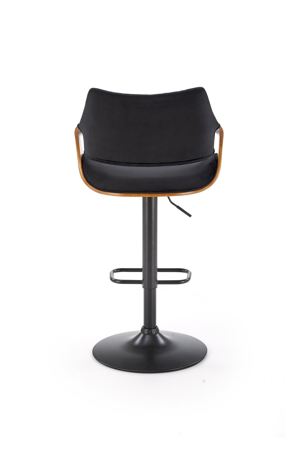 Bāra krēsls Hord 55/52/93-114/62-83 cm melns/riekstkoks - N1 Home