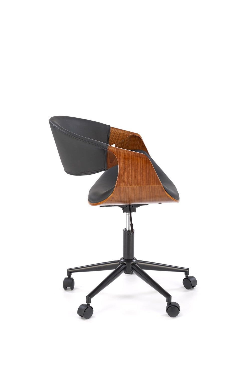 Krēsls Ego 55/55/72-82/43-53 cm riekstkoks /melns - N1 Home